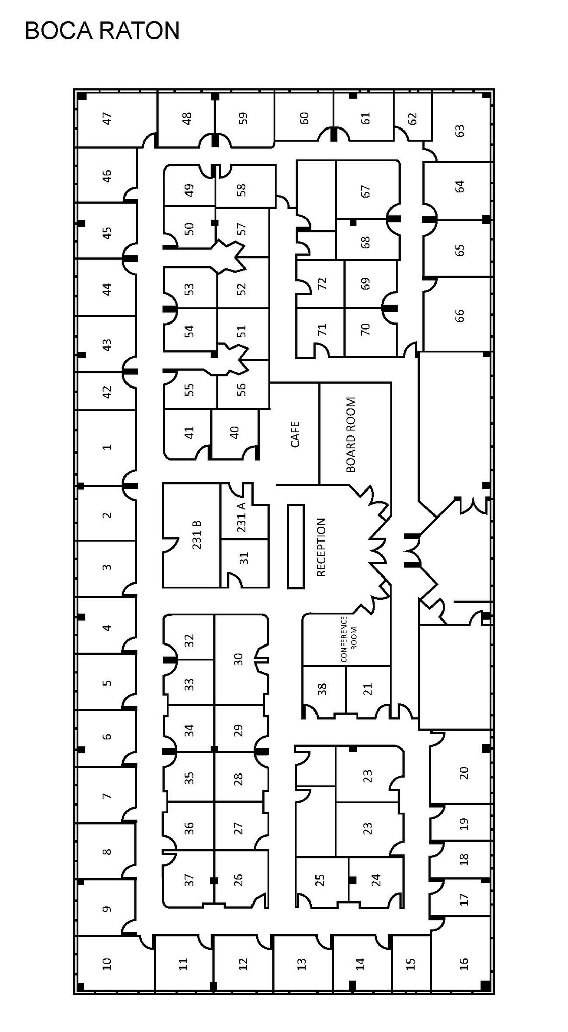 1200 N Federal Hwy, Boca Raton, FL for lease Floor Plan- Image 1 of 1