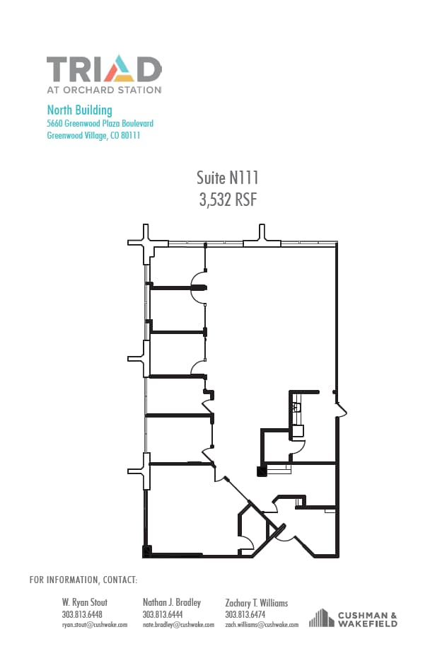 5660 Greenwood Plaza Blvd, Greenwood Village, CO for lease Floor Plan- Image 1 of 1