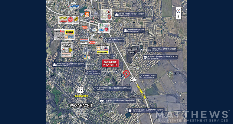 SWC S 287 & Farley St hwy, Waxahachie, TX for sale - Building Photo - Image 3 of 4