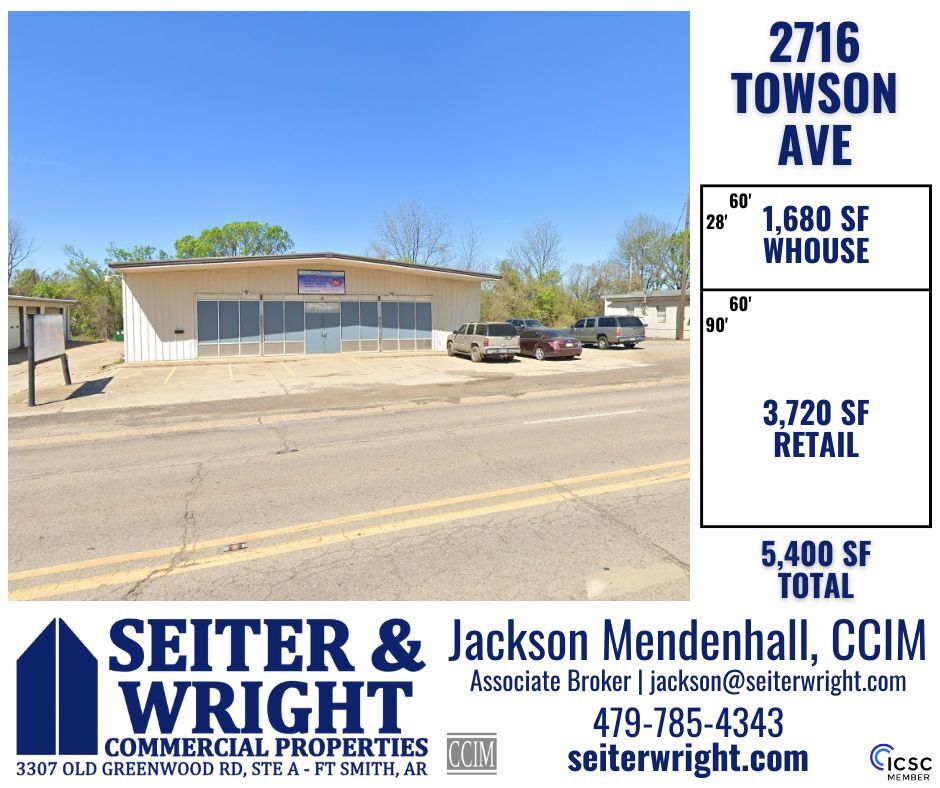 2716 Towson Ave, Fort Smith, AR for lease Building Photo- Image 1 of 2