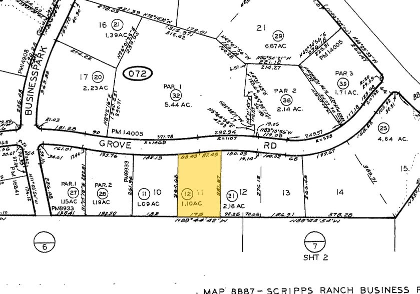 10065 Old Grove Rd, San Diego, CA for lease - Plat Map - Image 2 of 40