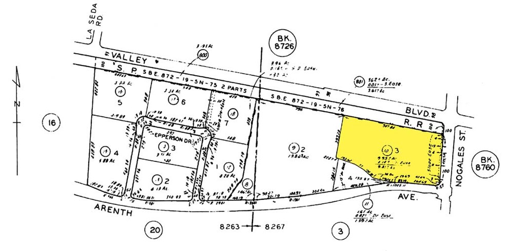 717-719 S Nogales St, City Of Industry, CA à vendre - Plan cadastral - Image 1 de 1