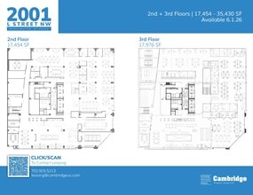 2001 L St NW, Washington, DC for lease Floor Plan- Image 2 of 10