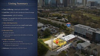 Plus de détails pour 514 Henderson St, Houston, TX - Flex à vendre