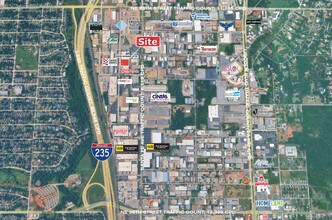 4600 N Cooper Ave, Oklahoma City, OK - AERIAL  map view