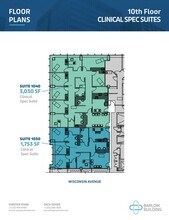 5454 Wisconsin Ave, Chevy Chase, MD for lease Floor Plan- Image 2 of 2