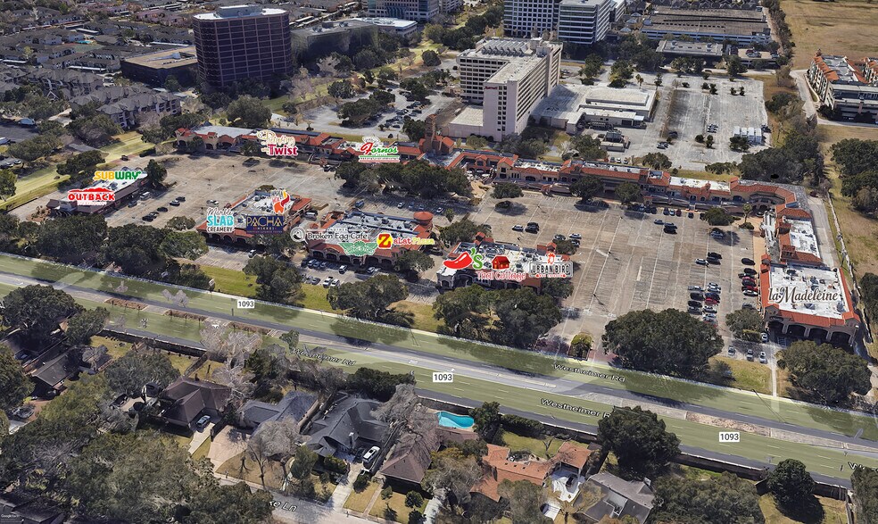 10001 Westheimer Rd, Houston, TX à louer - Aérien - Image 2 de 13