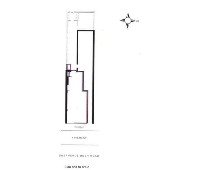 88 Shepherds Bush Rd, London for lease - Floor Plan - Image 2 of 2