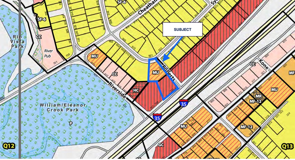 711 N IH-35, San Marcos, TX à vendre - Plan cadastral - Image 2 de 10
