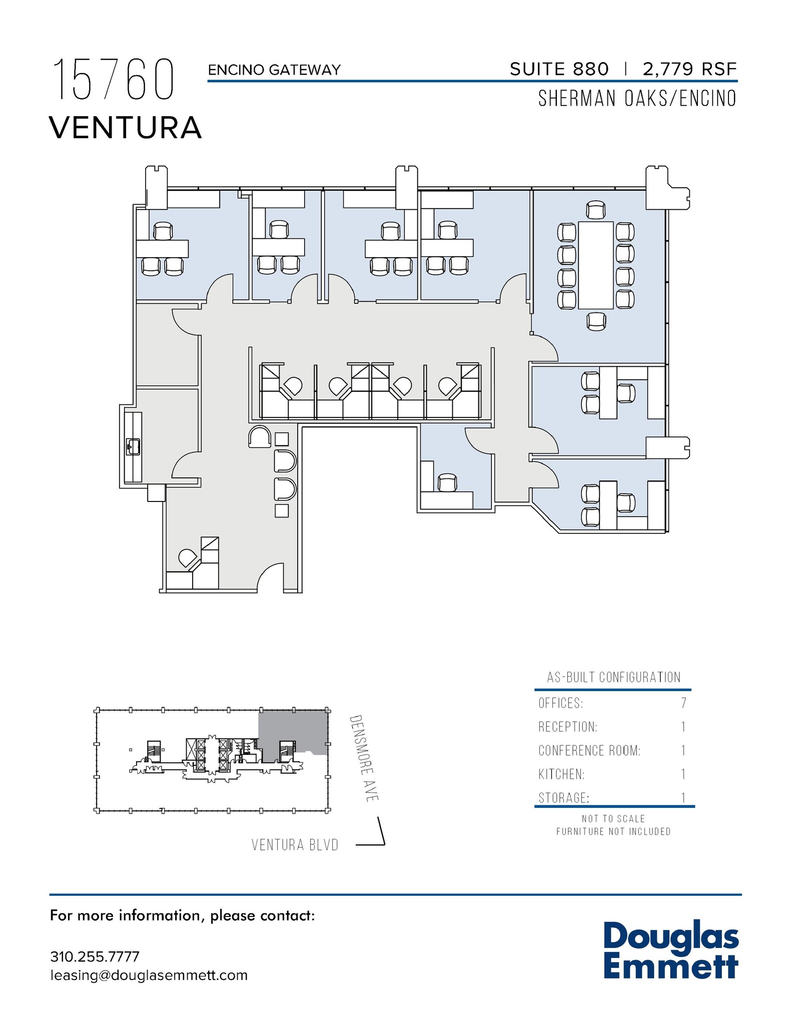 15760 Ventura Blvd, Encino, CA à louer Plan d  tage- Image 1 de 1