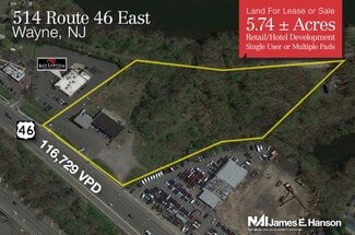 More details for 514 Route 46, Wayne, NJ - Land for Sale