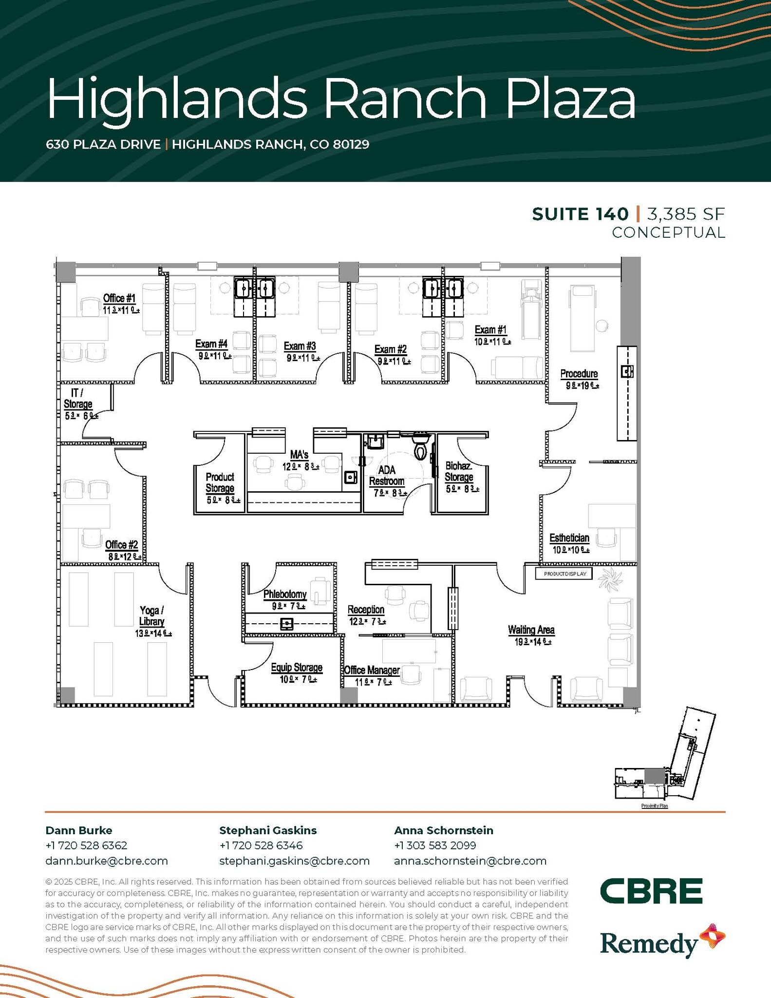 630 Plaza Dr, Highlands Ranch, CO for lease Floor Plan- Image 1 of 1