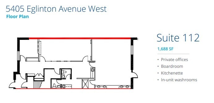 5397 Eglinton Ave W, Toronto, ON for lease Floor Plan- Image 1 of 1