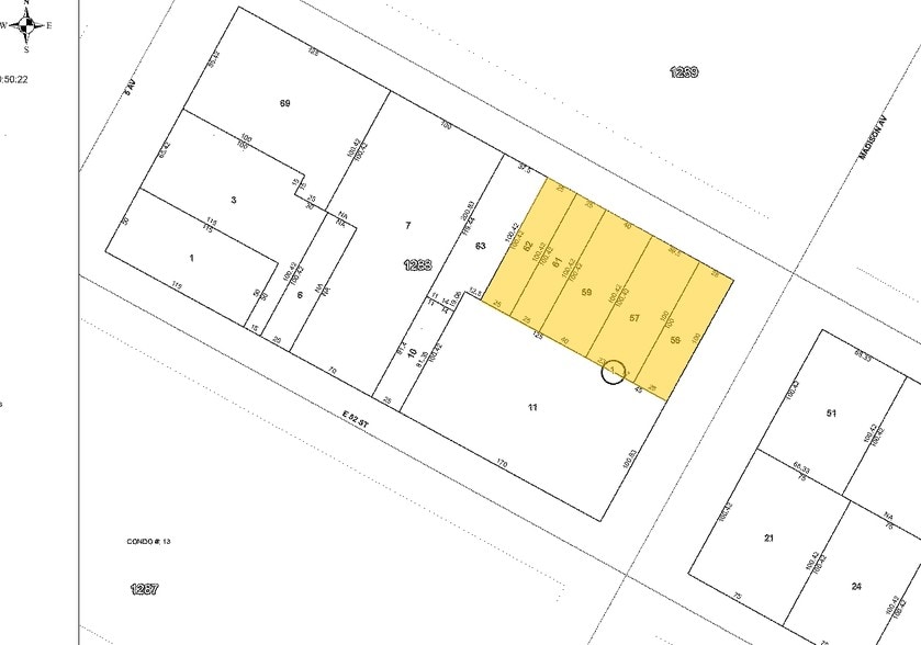 510 Madison Ave, New York, NY for lease - Plat Map - Image 2 of 7
