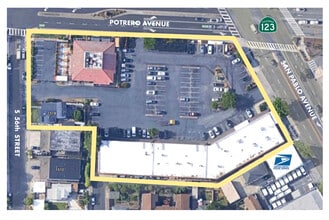 11299 San Pablo Ave, El Cerrito, CA - Aérien  Vue de la carte