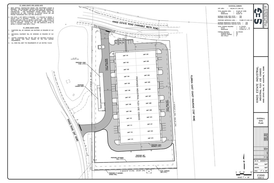 645 Kings Estate Rd, Saint Augustine, FL à vendre - Plan de site - Image 3 de 7