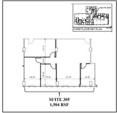 1400 Spring St, Silver Spring, MD à louer Plan d’étage- Image 1 de 1