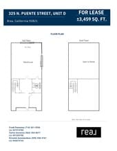 325 N Puente St, Brea, CA à louer Plan de site- Image 1 de 1