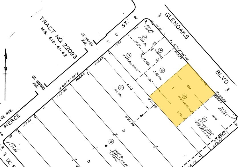 11011 Glenoaks Blvd, Pacoima, CA à louer - Plan cadastral - Image 2 de 2