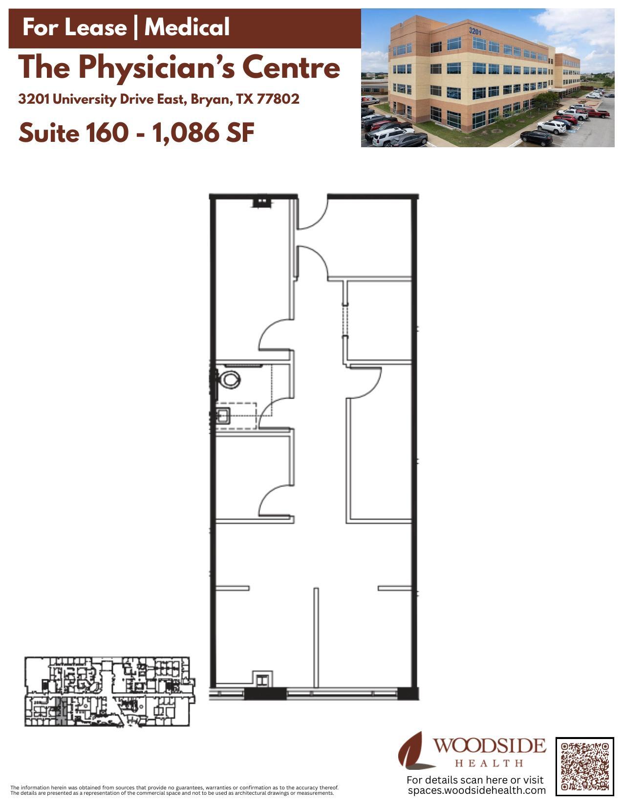 3201 University Dr E, Bryan, TX à louer Plan d’étage- Image 1 de 1