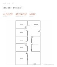 1290 B St, Hayward, CA à louer Plan d’étage- Image 1 de 1