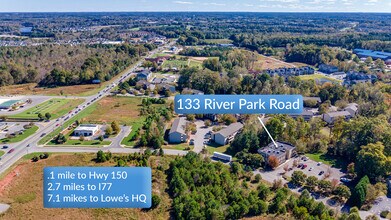 133 River Park Rd, Mooresville, NC - AERIAL map view - Image1