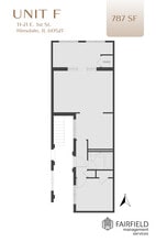 11-21 E 1st St, Hinsdale, IL à louer Plan d’étage- Image 2 de 9