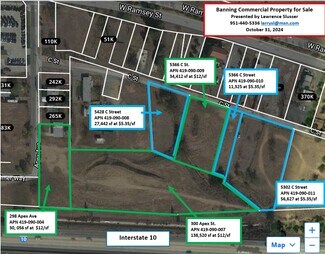 More details for 5428, 5306 and 5302 C Street – Land for Sale, Banning, CA