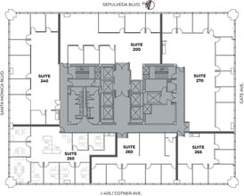 11100 Santa Monica Blvd, Los Angeles, CA à louer Plan d’étage- Image 1 de 1