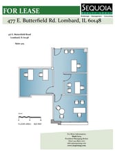 477 E Butterfield Rd, Lombard, IL for lease Floor Plan- Image 1 of 1