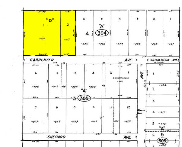 190-198 W Carpenter Ave, Wheeling, IL for lease - Plat Map - Image 2 of 5