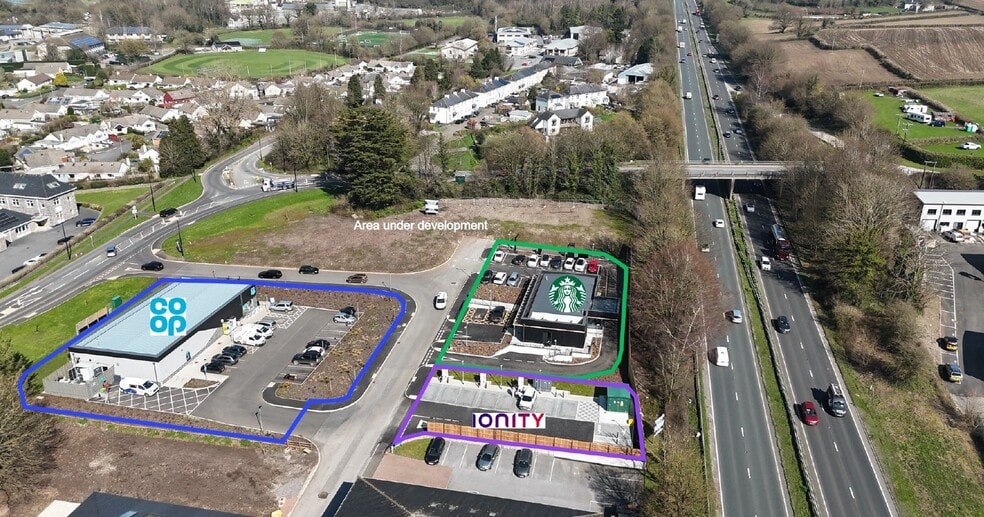 Co-op, Starbucks and Ionity Investment portfolio of 3 properties for sale on LoopNet.ca - Aerial - Image 3 of 17