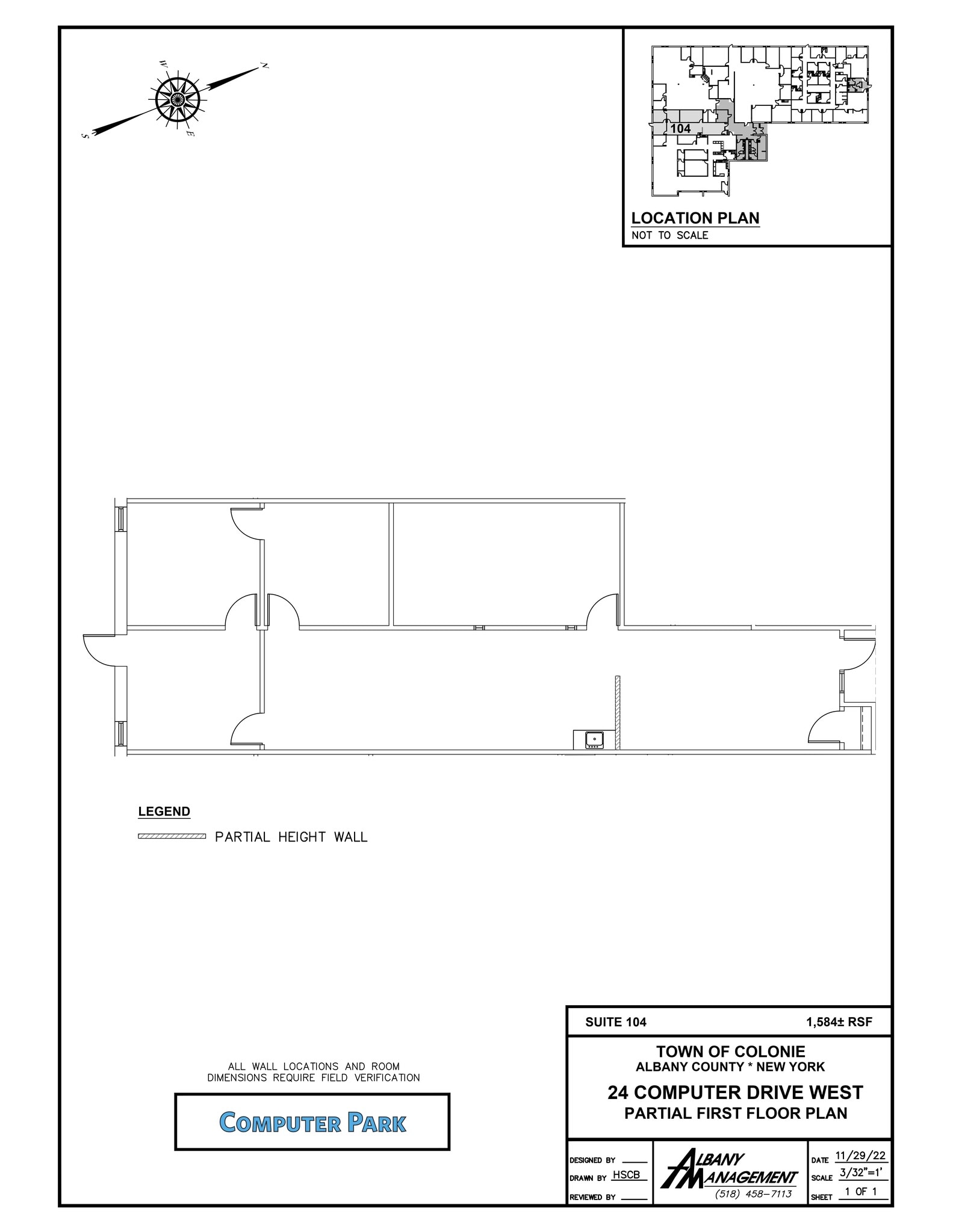 2 Computer Dr W, Albany, NY à louer Plan de site- Image 1 de 1