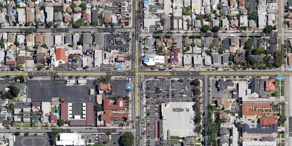 1375 W Adams Blvd, Los Angeles, CA à louer - Aérien - Image 3 de 8