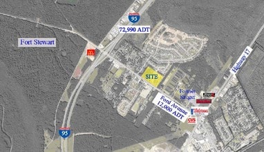 Hwy 144-and Richmond Hill Exchange, Richmond Hill, GA - AERIAL  map view