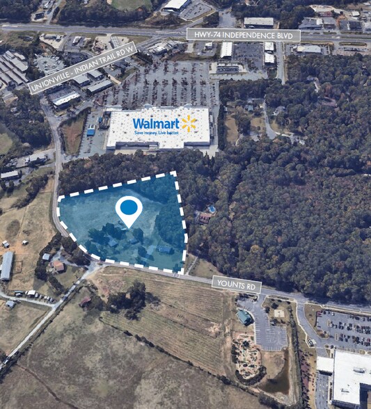 2119-2209 Younts Rd, Indian Trail, NC à vendre - Aérien - Image 2 de 4