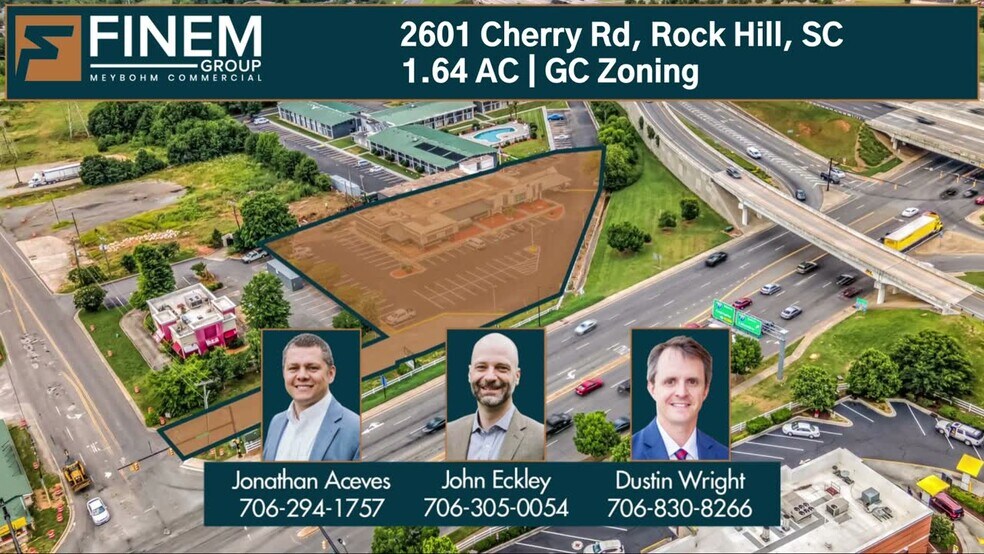 2601 Cherry Rd, Rock Hill, SC à vendre - Vidéo sur l’inscription commerciale - Image 2 de 19
