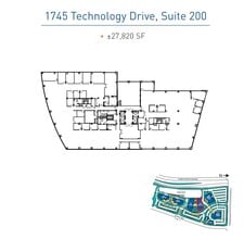 224 Airport Pkwy, San Jose, CA à louer Plan d’étage- Image 1 de 1