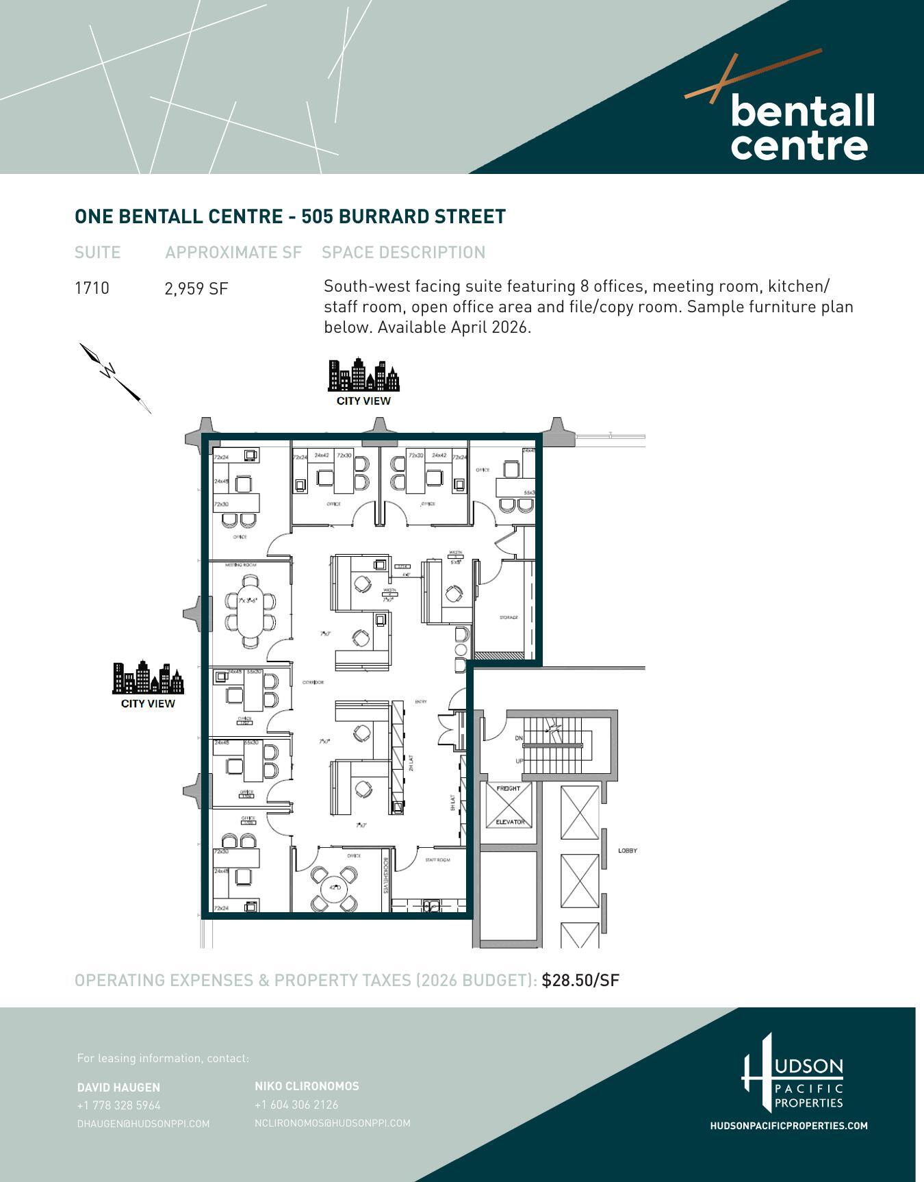 505 Burrard St, Vancouver, BC for lease Floor Plan- Image 1 of 1