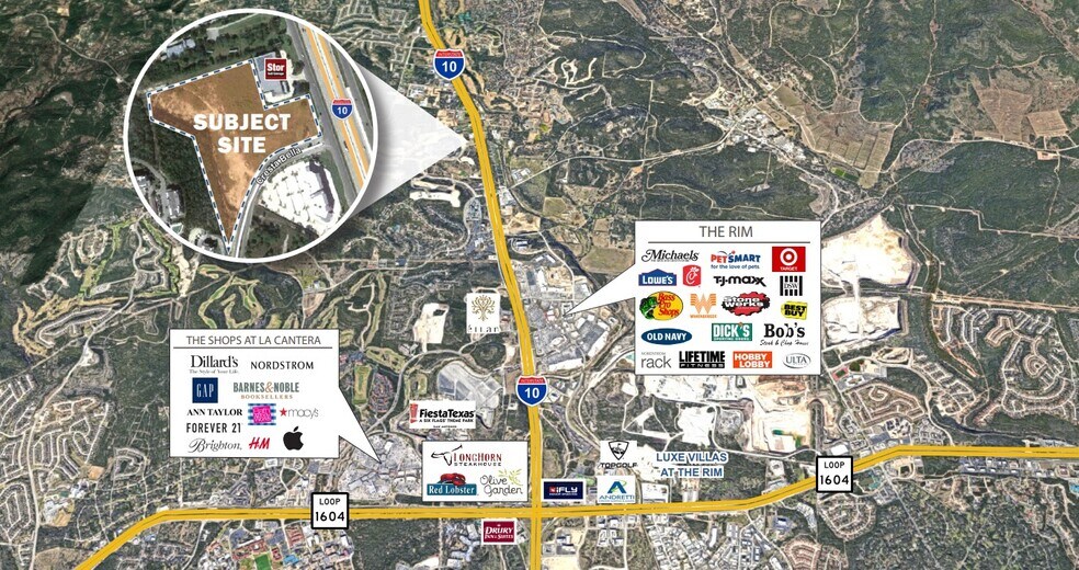 Cresta Bella & IH-10, San Antonio, TX à vendre - Aérien - Image 2 de 2