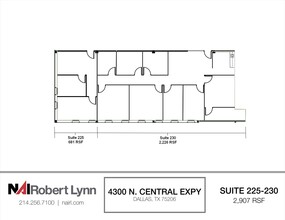 4300 N Central Expy, Dallas, TX for lease Floor Plan- Image 1 of 2