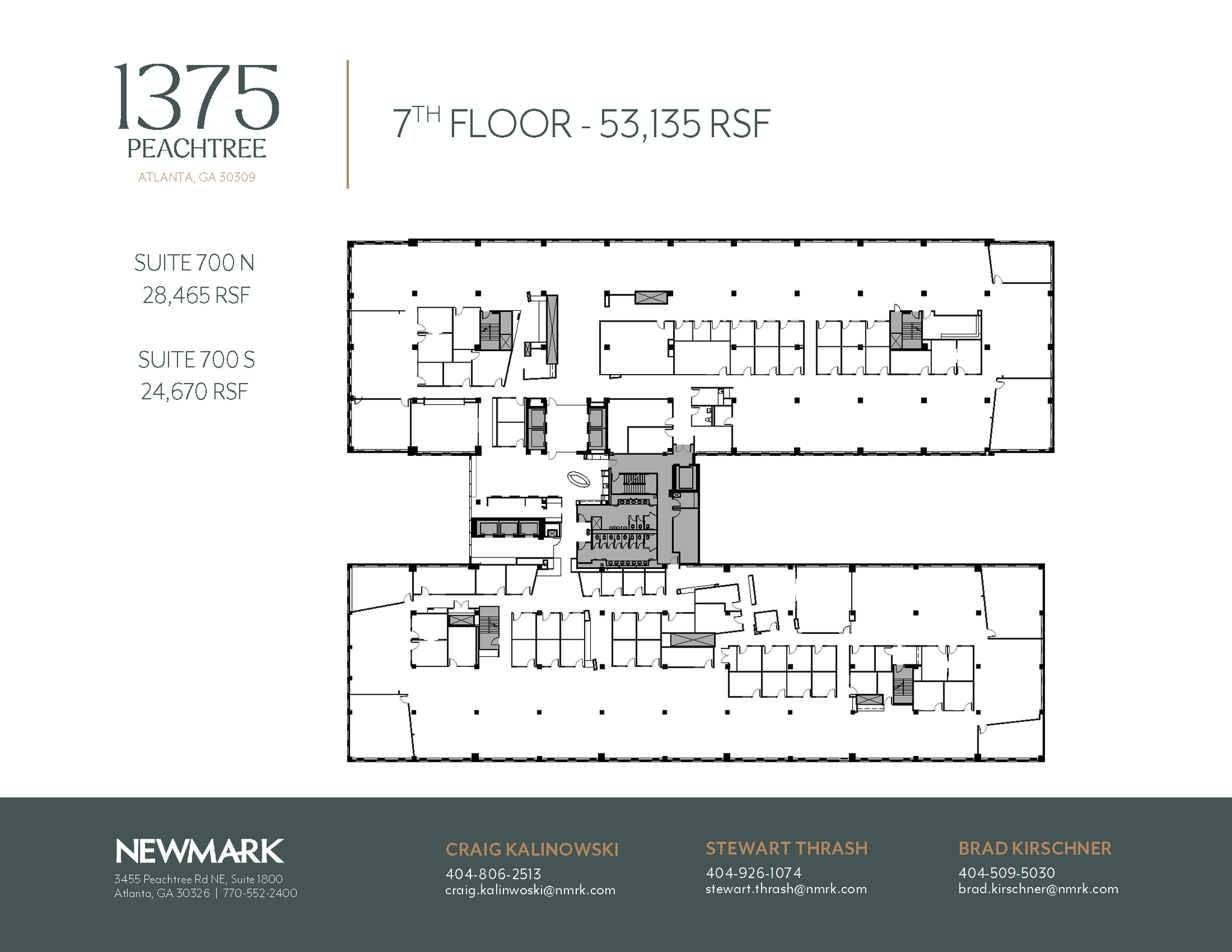 1375 Peachtree St NE, Atlanta, GA for lease Floor Plan- Image 1 of 2