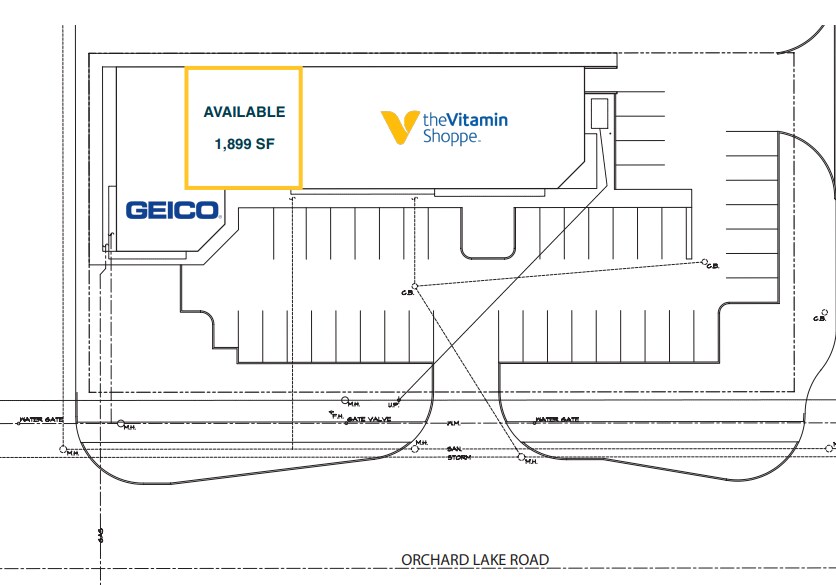 30730-30780 Orchard Lake Rd, Farmington Hills, MI for lease Site Plan- Image 1 of 1