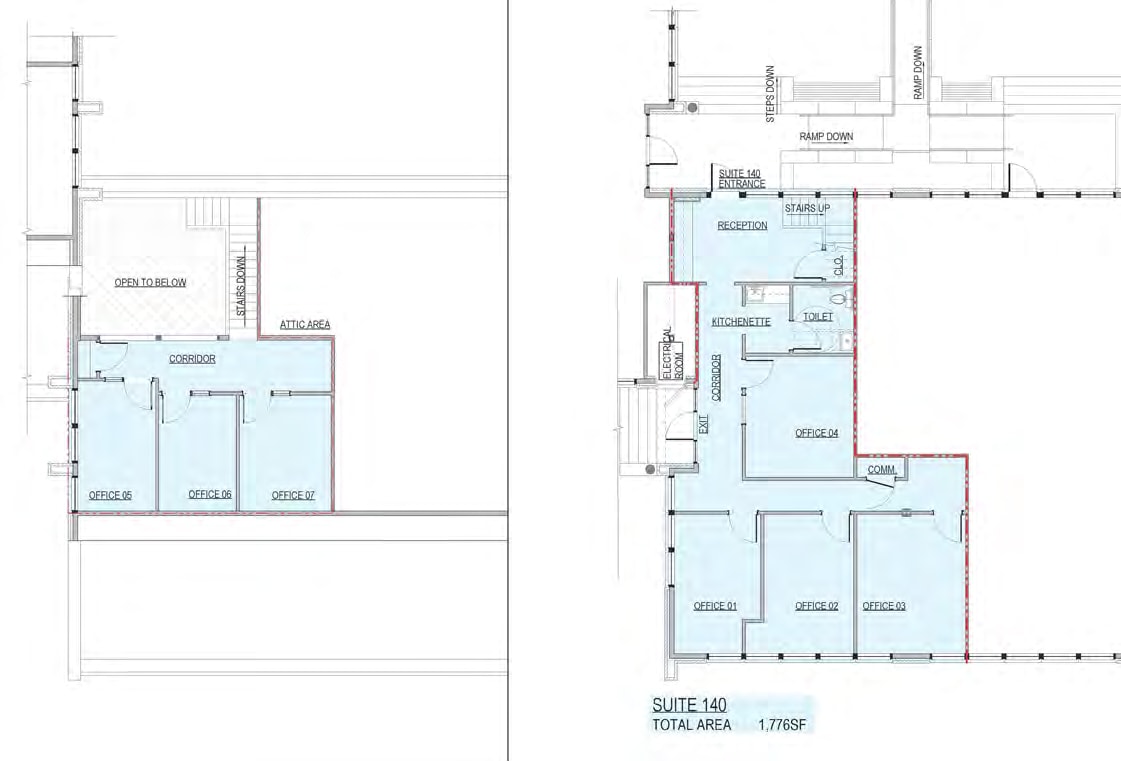 735 Thimble Shoals Blvd, Newport News, VA à louer Plan d’étage- Image 1 de 3