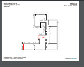 2200 Yonge St, Toronto, ON à louer Plan d’étage- Image 1 de 1