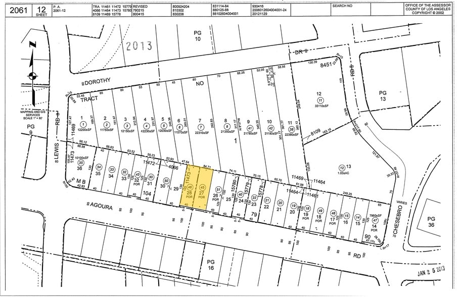 28215 Agoura Rd, Agoura Hills, CA for sale - Plat Map - Image 2 of 18