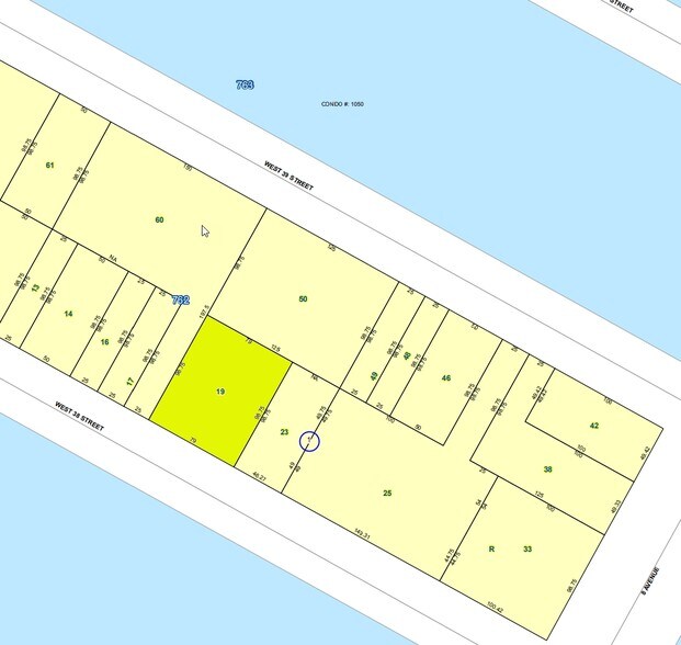 325 W 38th St, New York, NY à louer - Plan cadastral - Image 2 de 3