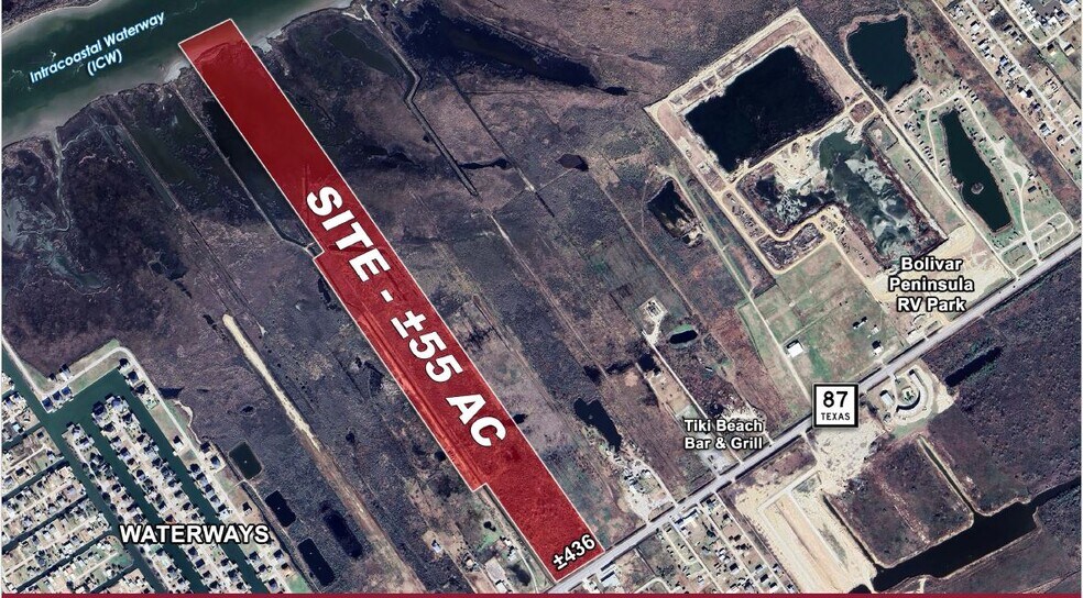 SH 87 hwy, Crystal Beach, TX à vendre - Photo du bâtiment - Image 2 de 3