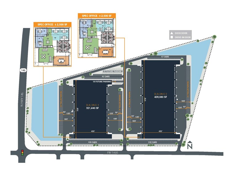 5814 N Highway 146, Baytown, TX à louer - Plan de site - Image 2 de 4