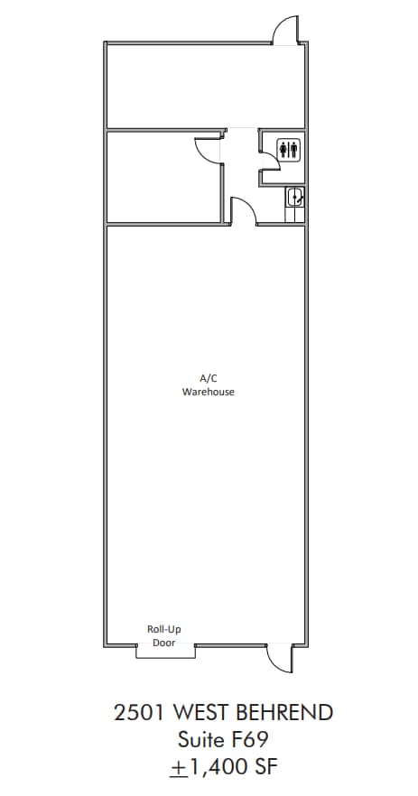 2401 W Behrend Dr, Phoenix, AZ for lease Floor Plan- Image 1 of 1
